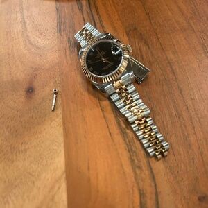 Two-Tone Silver and Gold Watch